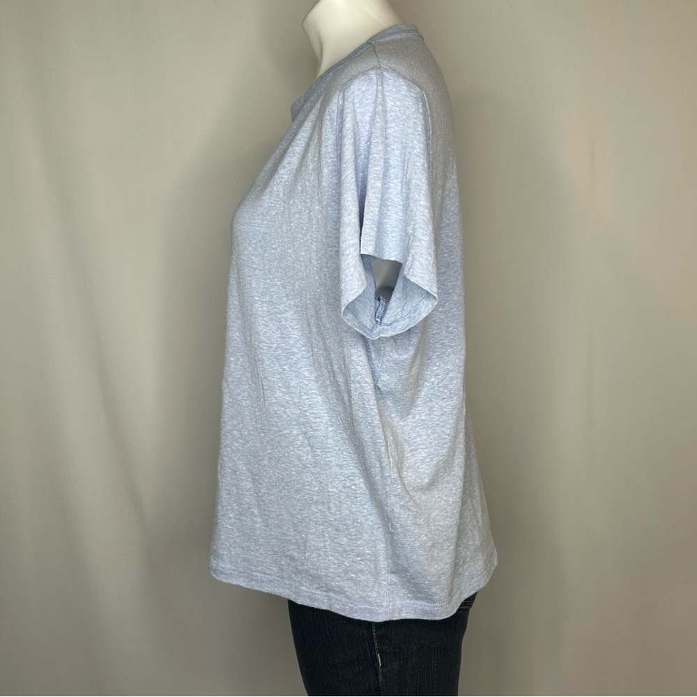 Free Assembly Cornflower Blue Ringer Tee, XL - Picture 3 of 11